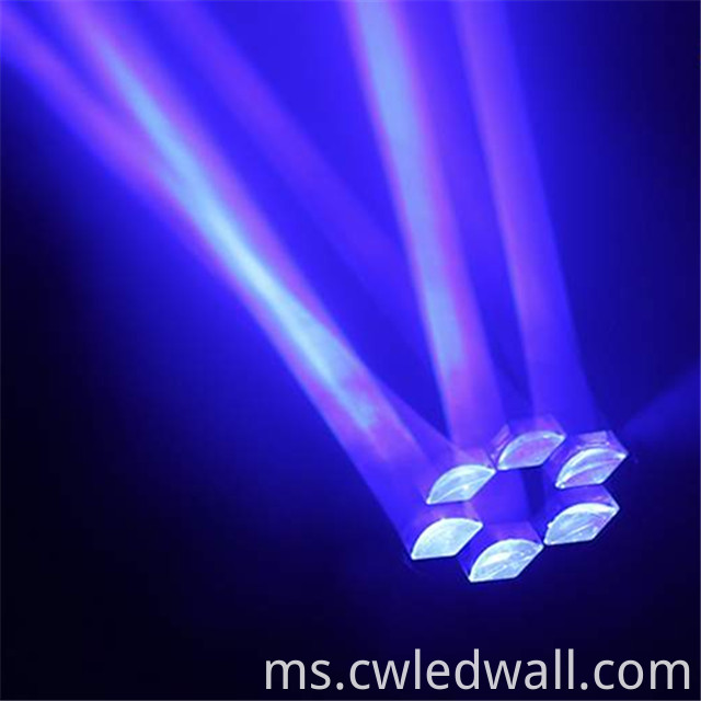 6×15W Mini Bee Eye Stage Lights effect display